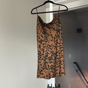 Printed mini dress